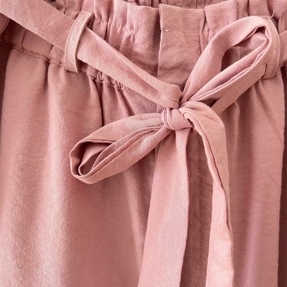 Pink paper bag trouser - Picture 3 of 4